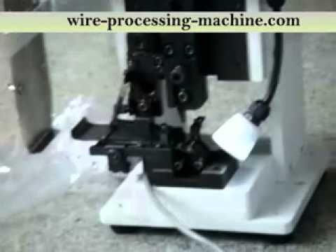 Máquina silenciosa de terminales y cortadora de alambre computarizada