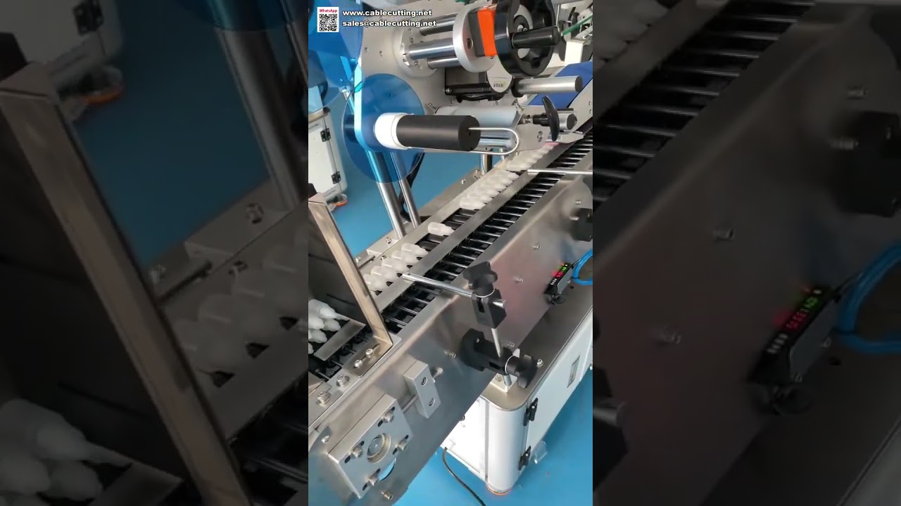 Máquina Automática de Paginación y Etiquetado para Botellas Pequeñas - Sistema Aplicador de Etiquetas de Alta Velocidad