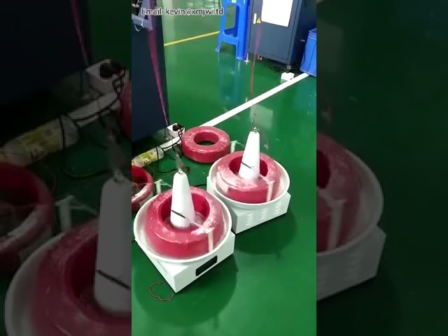 Máquina desbobinadora automática con bandeja liberadora para arneses - Alimentación continua de cable sin enredos