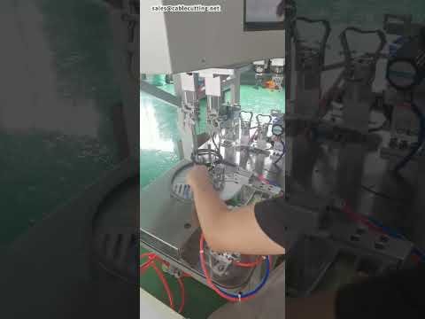 Máquina Atadora Doble Redonda para Cable HDMI: Instalación In Situ OK #fábrica #maquinaria