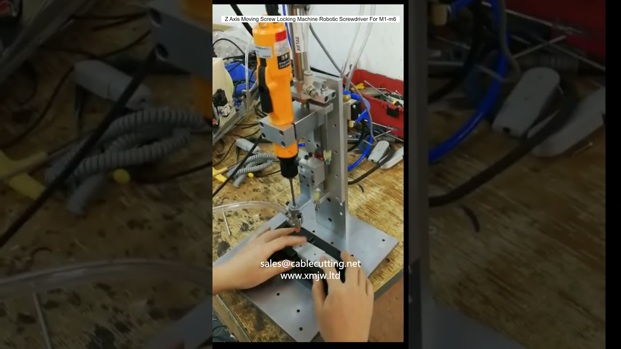 Máquina Robótica de Atornillado con Eje Z para Tornillos M1 a M6 | Atornillador Automatizado