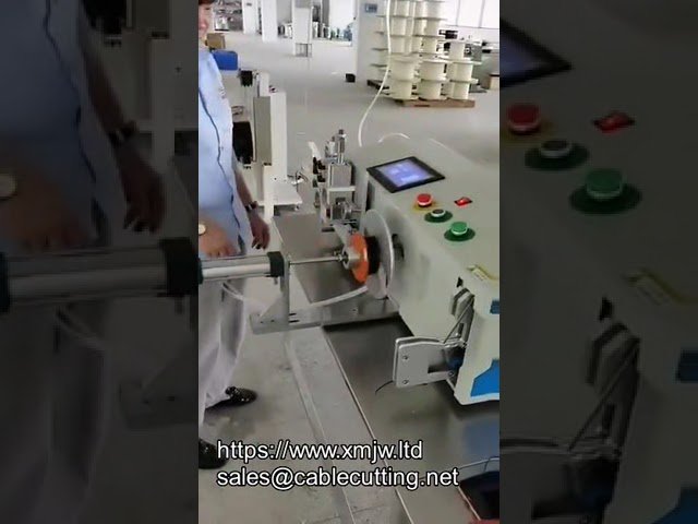 Máquina Automática de Bobinado de Cables Eléctricos | Corta y Tuerce Cables Automáticamente