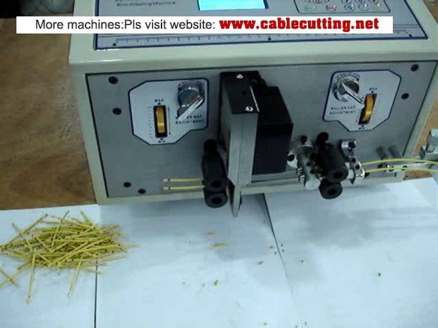Máquina de Corte y Pelado de Doble Cable (WPM-09F) para Cables Finos Cortos de 0,1 mm²