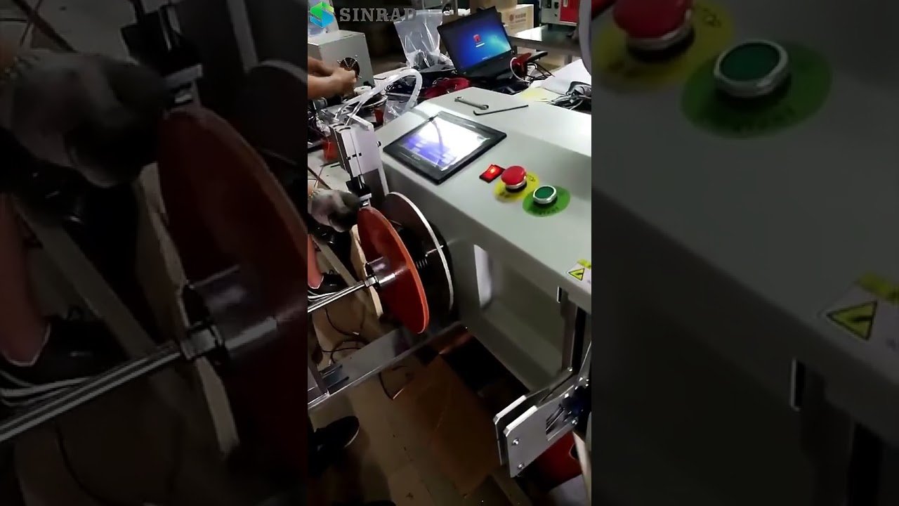 Máquina de Corte y Bobinado Automático de Cables SR-1100 | Multifuncional de Sobremesa