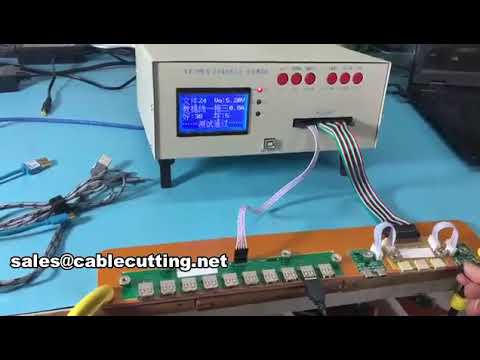 Máquina de prueba de cables USB WPM-8681 | Tester automático de alta velocidad