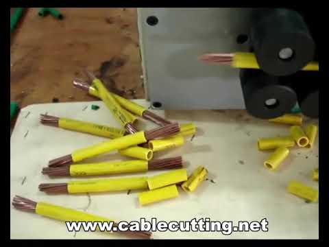 Máquinas para pelar, cortar y torcer cables eléctricos - Eficiencia industrial