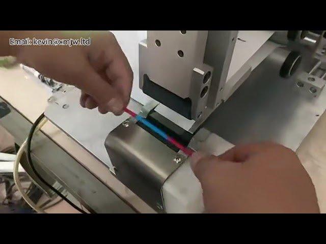Máquina etiquetadora de bobinado de alambre con venta directa de fábrica: etiquetado de cables DC y datos con código de barras