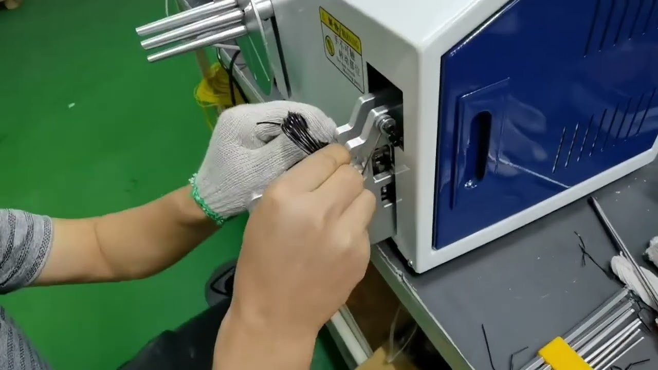 Máquina de bobinado y atado de cables con impresión 3D | Video real de trabajo
