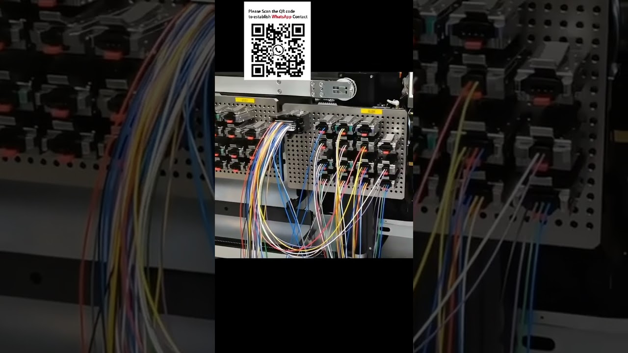 Máquina Automática de Inserción de Conectores: Corte, Pelado, Crimpado e Inserción #EquipoInteligente