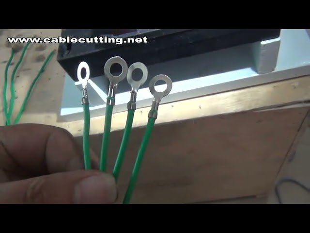 Máquina Crimpadora de Cables Semiautomática para 10 mm² | Crimpadora de Terminales
