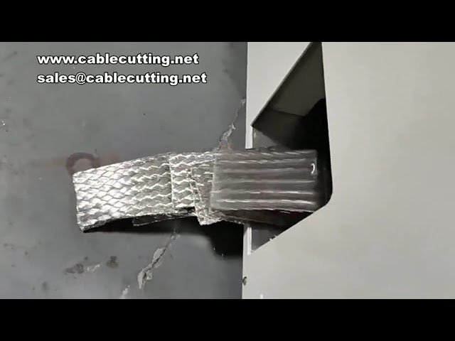 Máquina cortadora de longitud fija para bolsas tejidas, cintas de aluminio y tuberías de aire acondicionado