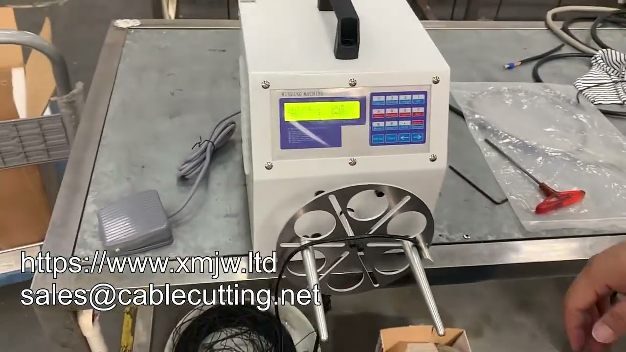 Máquina Automática de Atado y Bobinado de Alambre WPM 200w - Enrollado Eficiente