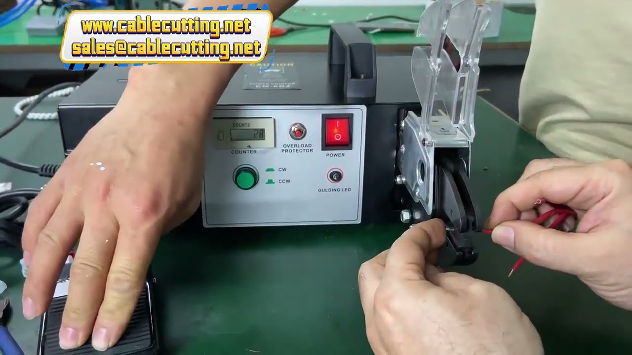 Máquina Crimpadora Electrónica de Cables y Terminales con Cabezal 6SET – Alicates Eléctricos de Crimpado