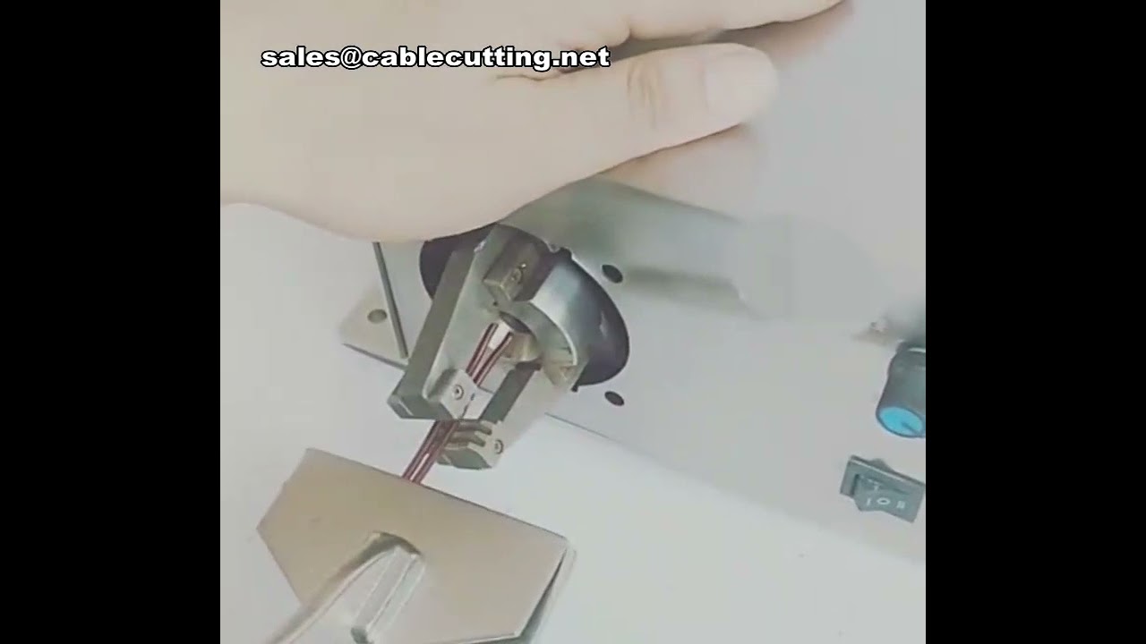 Máquina Trenzadora Potente para Cables de Cobre Multihilo - Herramienta Automática de Procesamiento