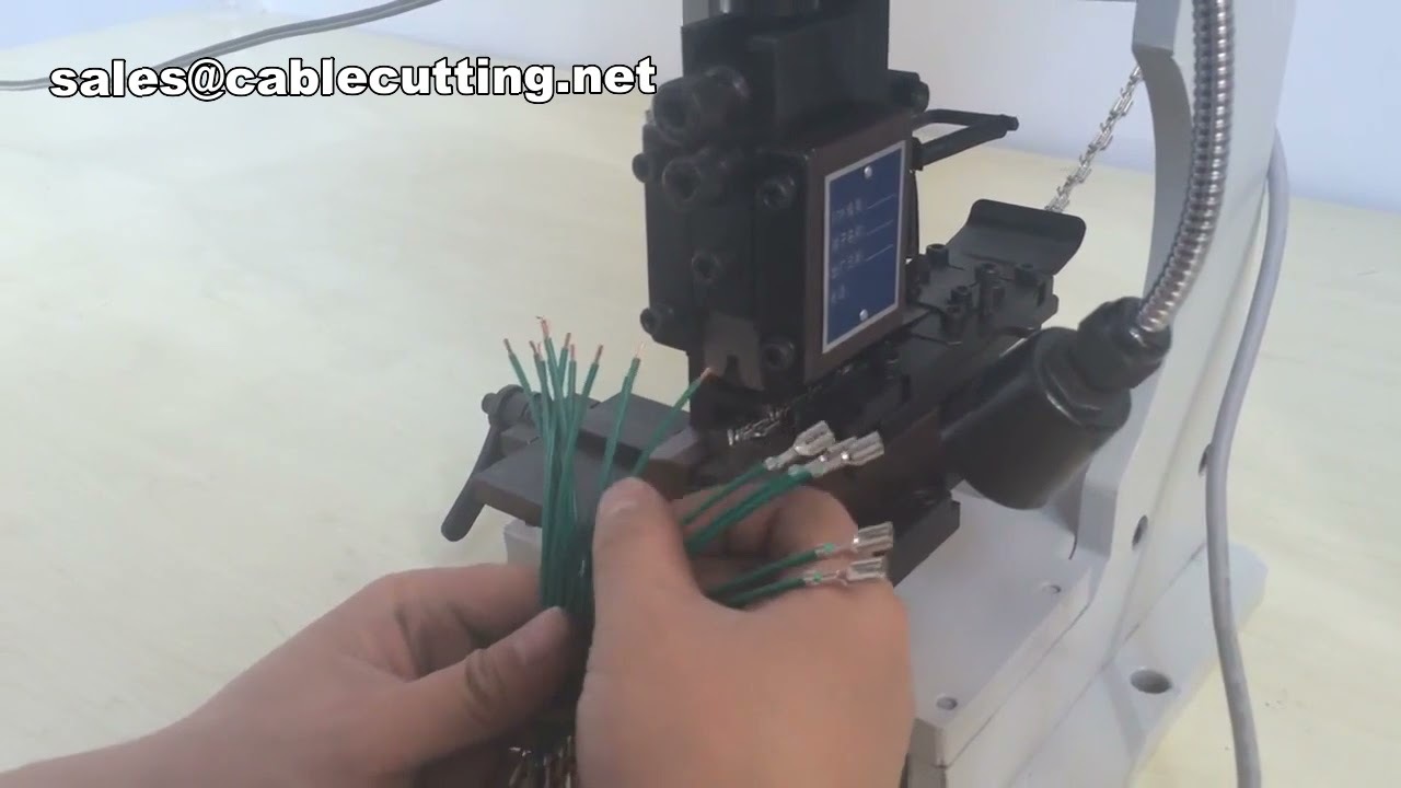 Máquina crimpadora súper silenciosa para cables | Crimpado industrial eficiente