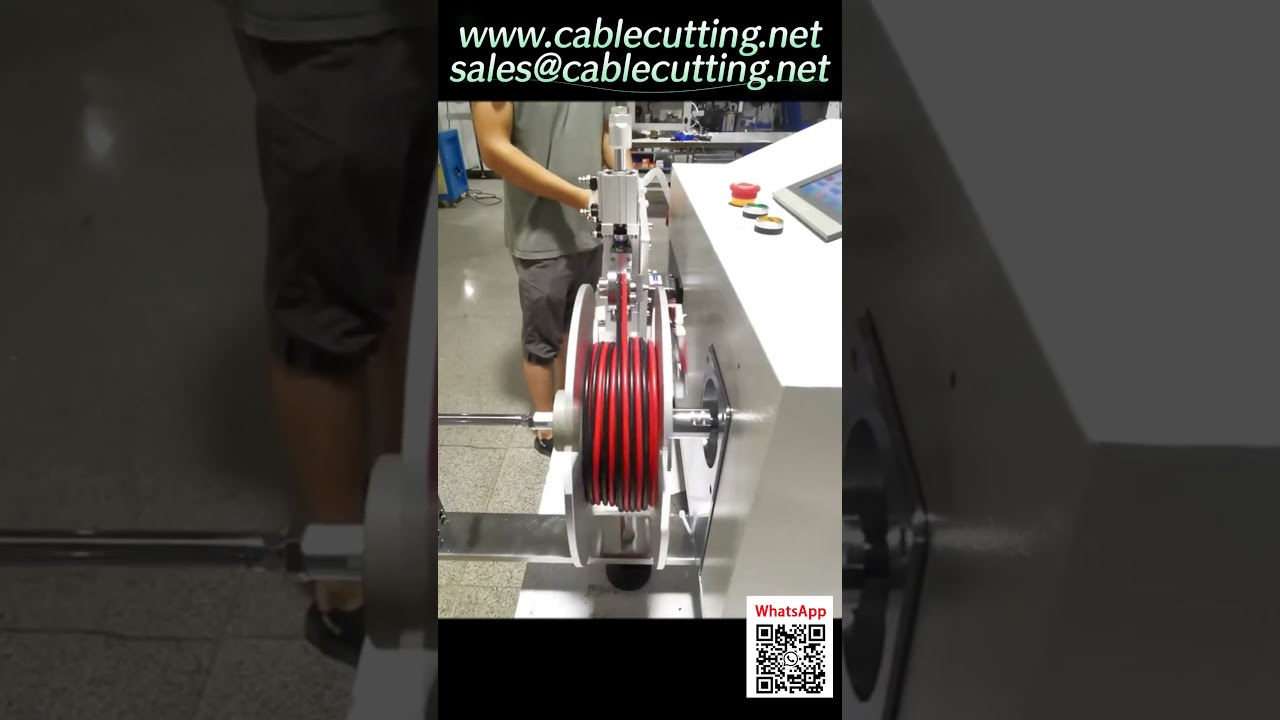 Máquina Automática de Bobinado y Medición para Cables Flexibles | Precisión Industrial