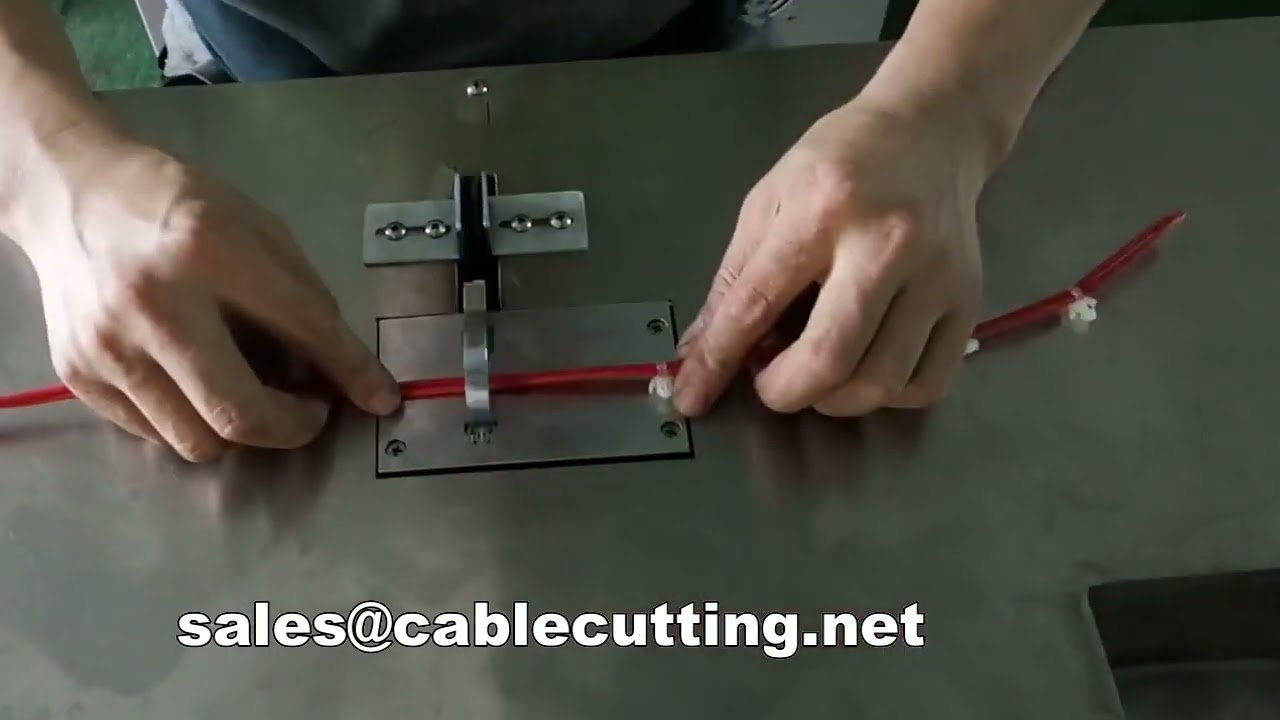 Máquina de bridas de nylon semiautomática WPM-80-200 | Atado eficiente para automatización