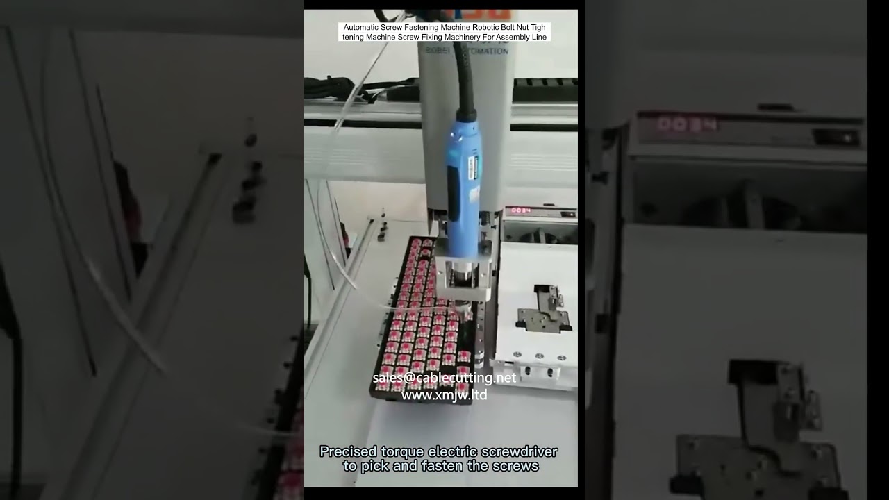 Máquina Automática de Atornillado | Robot para Apriete de Tornillos y Tuercas | Equipo de Fijación Industrial