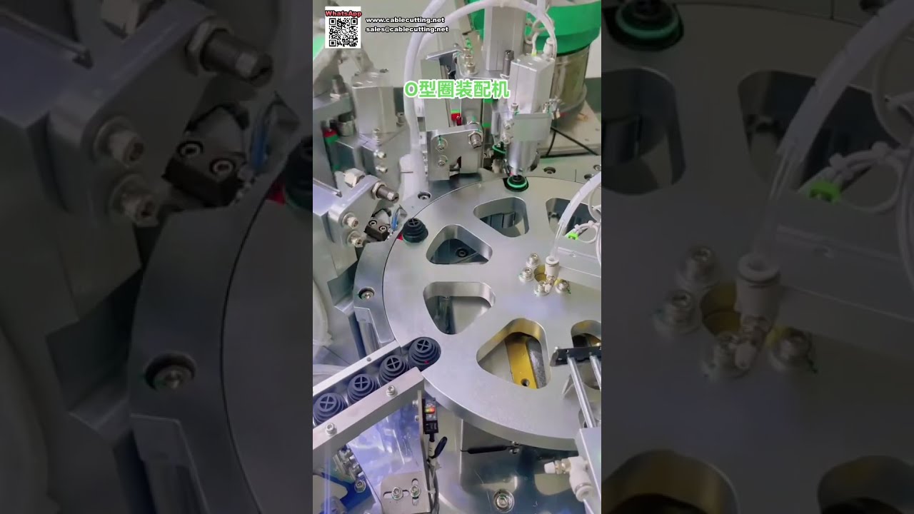 Máquina de Ensamblaje de Anillos O para Fabricación de Componentes de Cilindros Neumáticos
