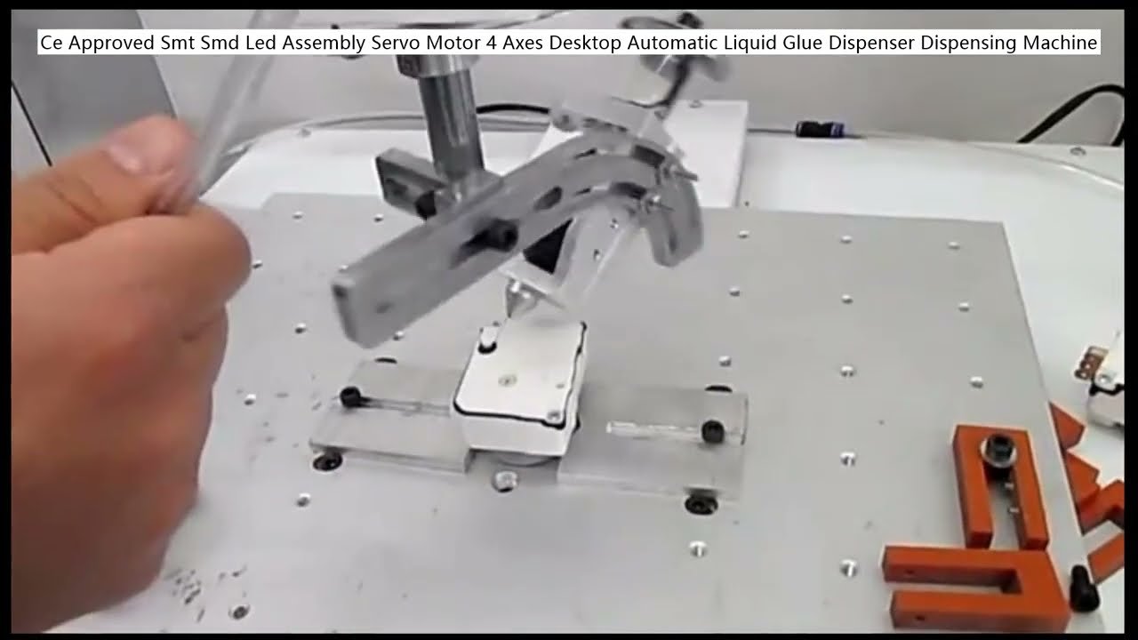 Dispensador Automático de Pegamento Líquido 4 Ejes con Servo Motor para Ensamblaje SMT/SMD LED - Aprobado CE