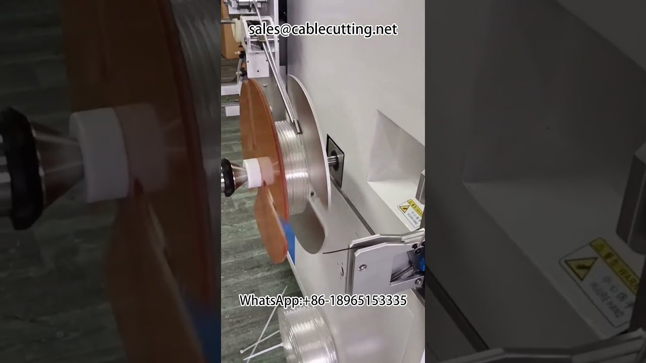 Máquina automática de conteo, clasificación, corte, bobinado y rebobinado de metros | Precisión en medición de cables