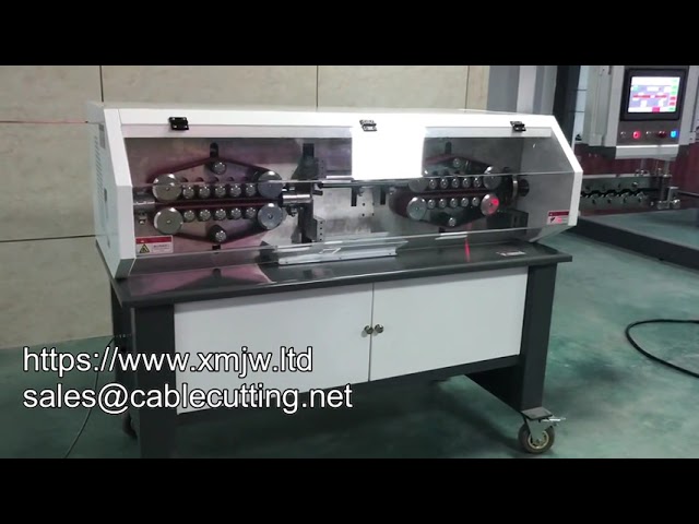 Máquina Peladora con Cuchilla Rotativa para Cables Grandes