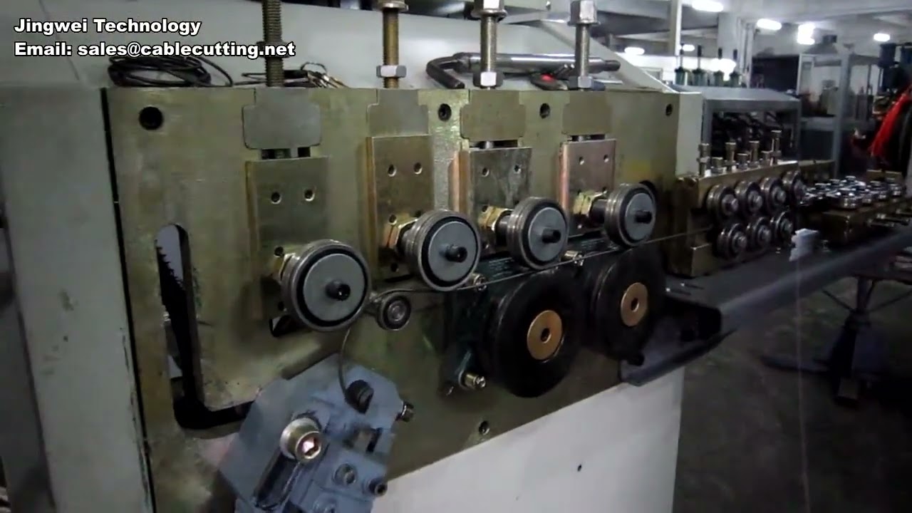 Máquina aplanadora de alambre de acero y hierro | Equipo de formado para ferretería industrial