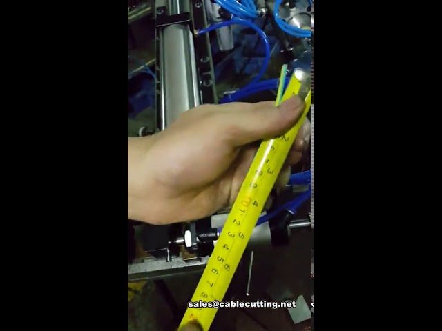 Máquina pelacables neumática y peladora de alambres automática