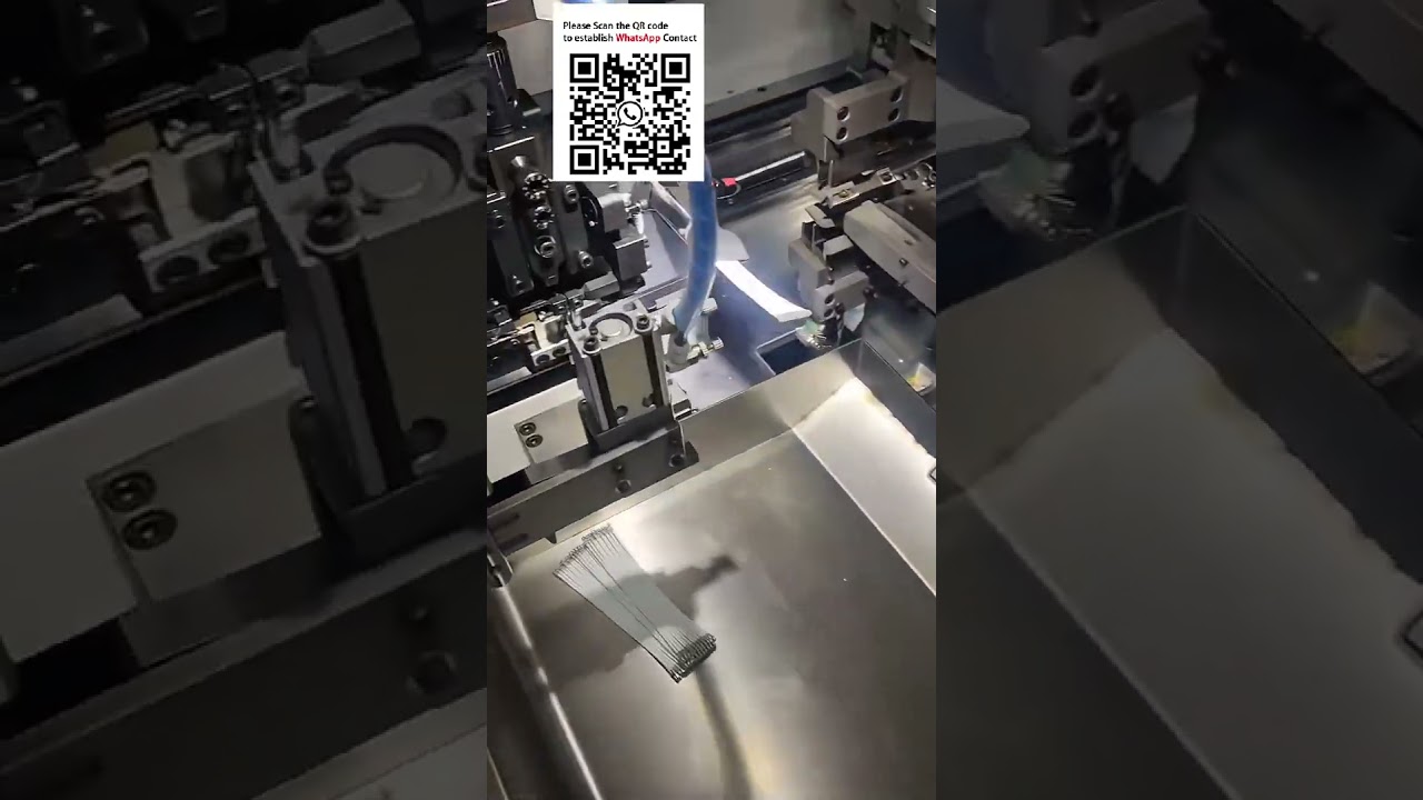 Máquina de Crimpado Automático de Cables de Cinta de Doble Extremo: Separar, Pelar, Voltear y Crimpar