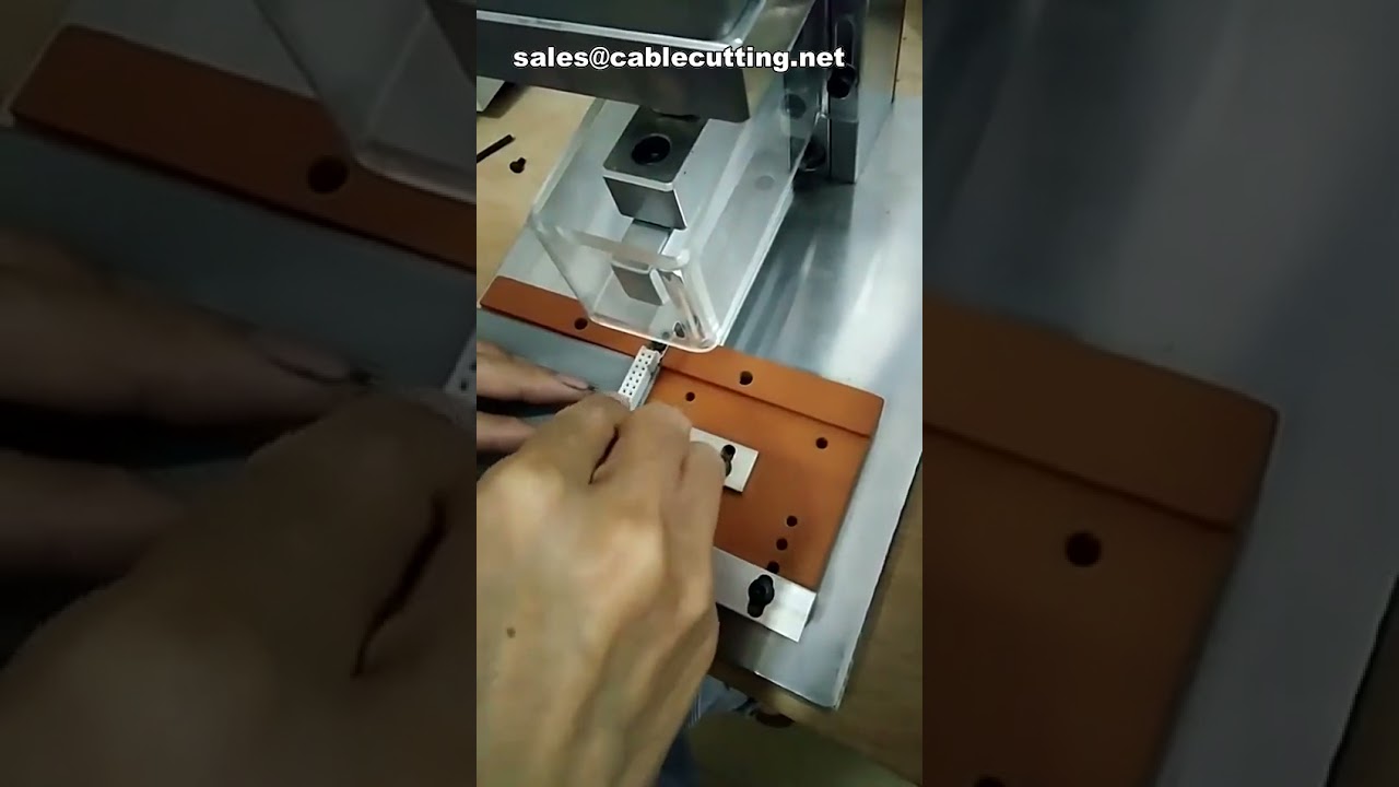 Ajuste de Máquina Crimpadora Neumática para Cable IDC de 8 a 64 Pines - Cable de Cinta