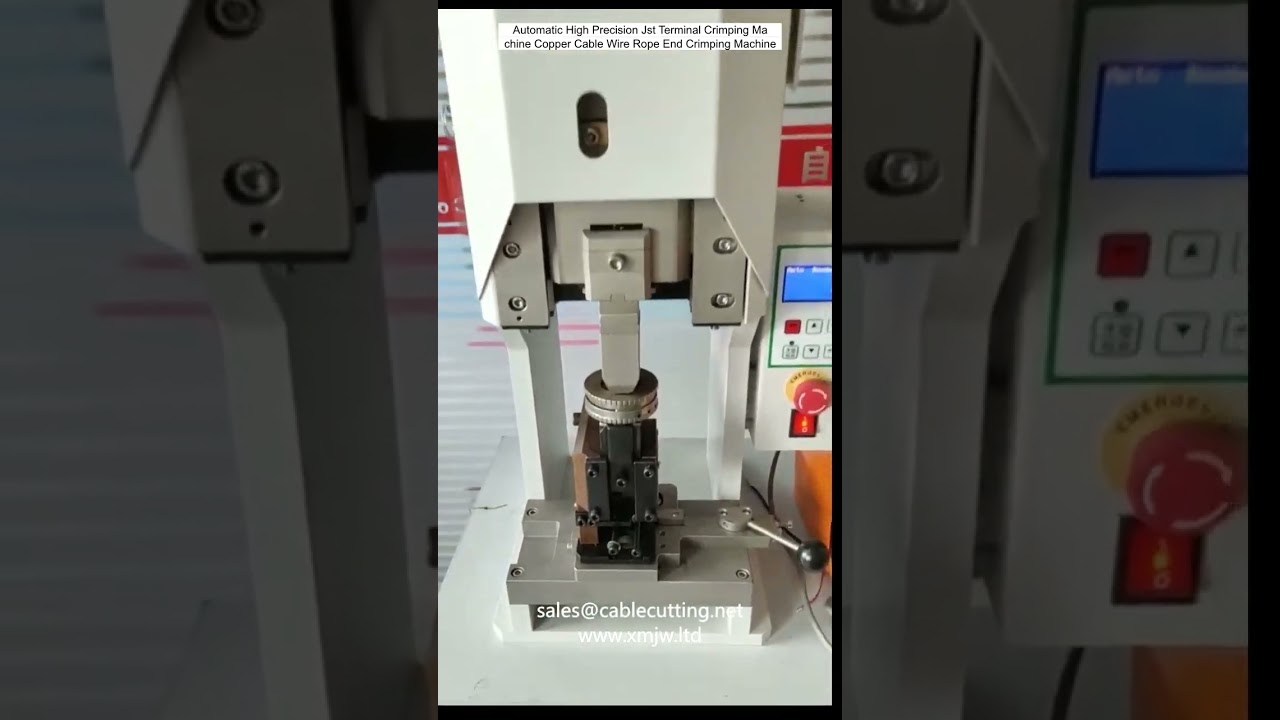 Automatic High Precision Jst Terminal Crimping Machine Copper Cable Wire Rope End Crimping Machine