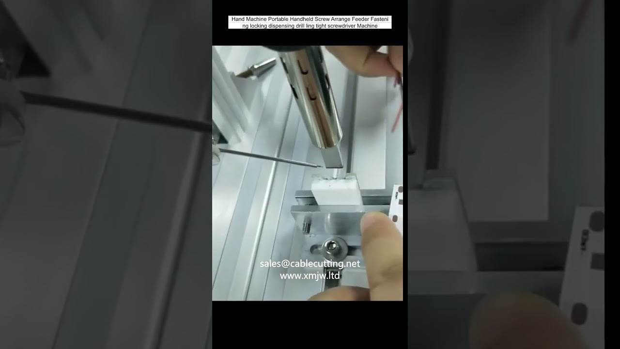 Alimentador de Tornillos Portátil Manual - Máquina de Atornillado y Dispensación Precisa