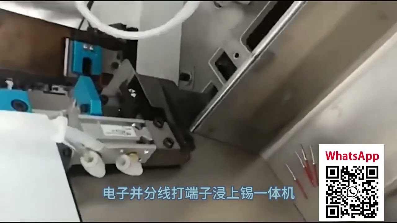 Máquina Automática de Estañado para Automatización de Producción de Arnés de Cables