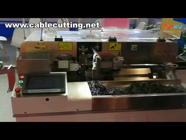 Máquina pelacables automática, cortadora y estañadora: procesamiento eficiente de cables