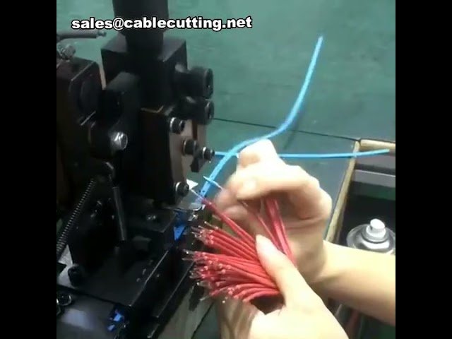 Máquina Crimpadora de Terminales Silenciosa para Cables en Carrete | Crimpado de Alta Precisión