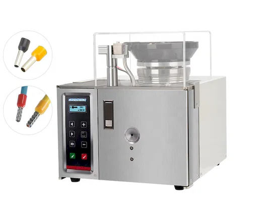 Máquina Engarzadora de Terminales Tubulares Sueltos WPM-KAC05B - Máquina Crimpado Semiautomática