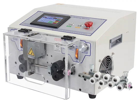 Cortadora Peladora de Cables con Pantalla Táctil (0.1-10mm2) - Máquina de Corte y Pelado de Cables